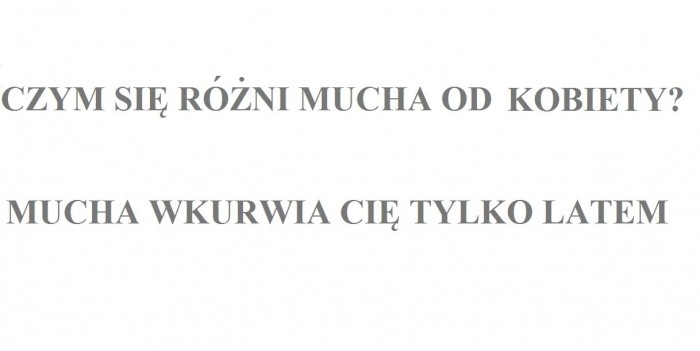 MUCHA I KOBIETA