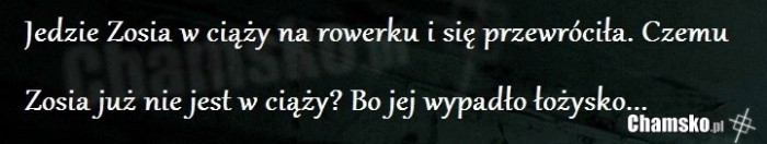 Zosia i rowerek